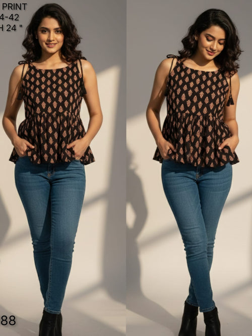 AJRAK SHORT TOP