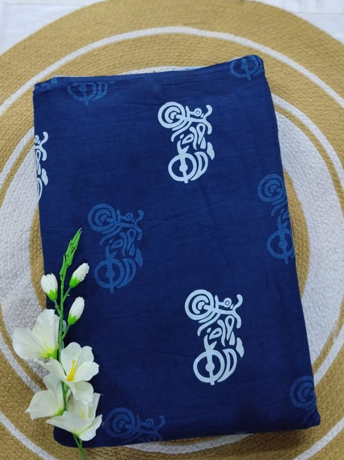 bike print pure cotton