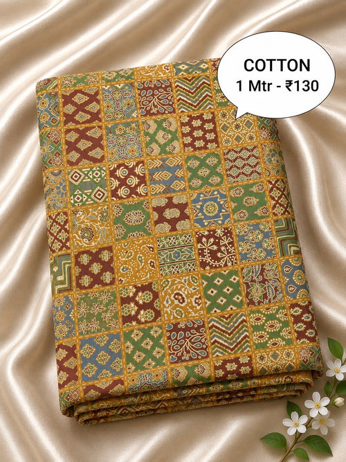 COTTON AJRAKH COLLECTION -AJKCT130