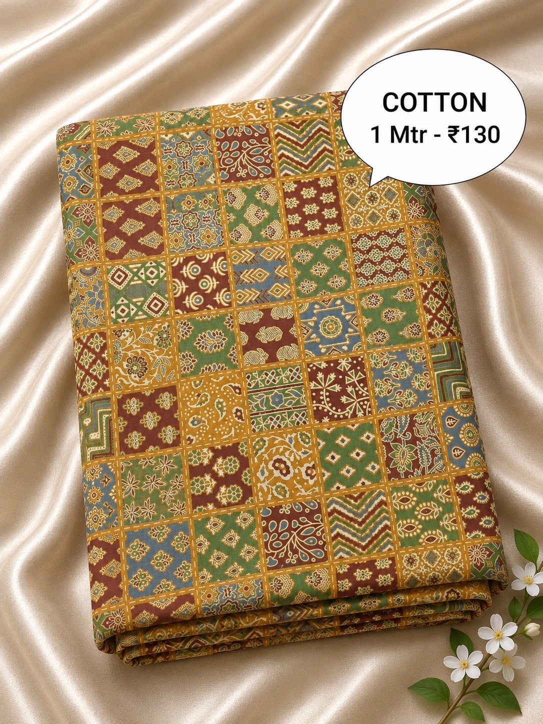 COTTON AJRAKH COLLECTION -AJKCT130