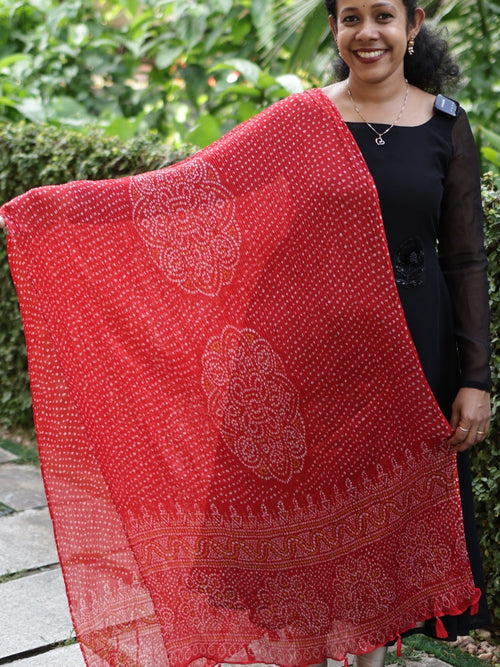 CHIFFON CRUSHED DUPATTA-CHF2300