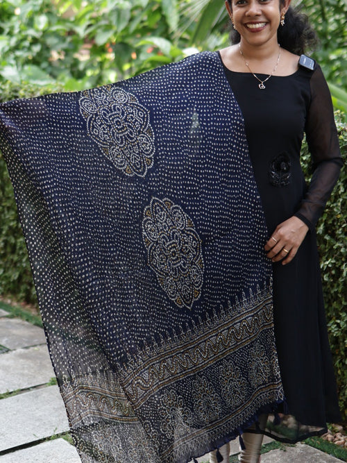 CHIFFON CRUSHED DUPATTA-CHF2300