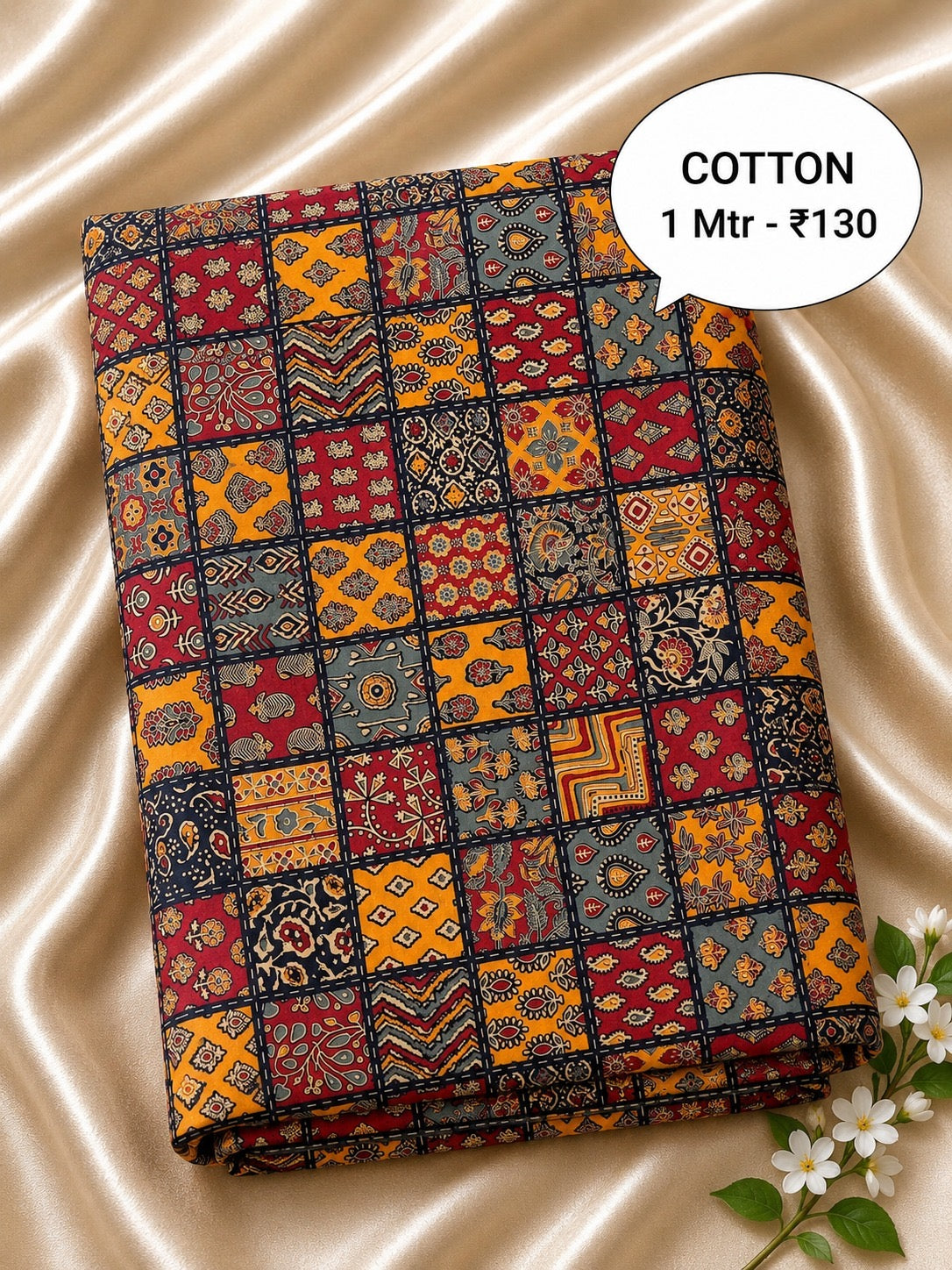 COTTON AJRAKH COLLECTION -AJKCT130