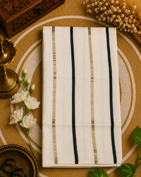 Pure Cotton Stripe Saree