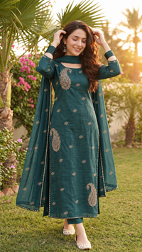 SEMI PARTYWEAR SALWAR SUIT -MANGO699