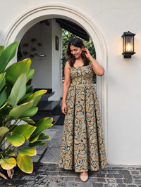 KALAMKARI KOTTON FABRIC-KM180