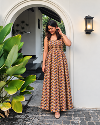 KALAMKARI KOTTON FABRIC-KM180