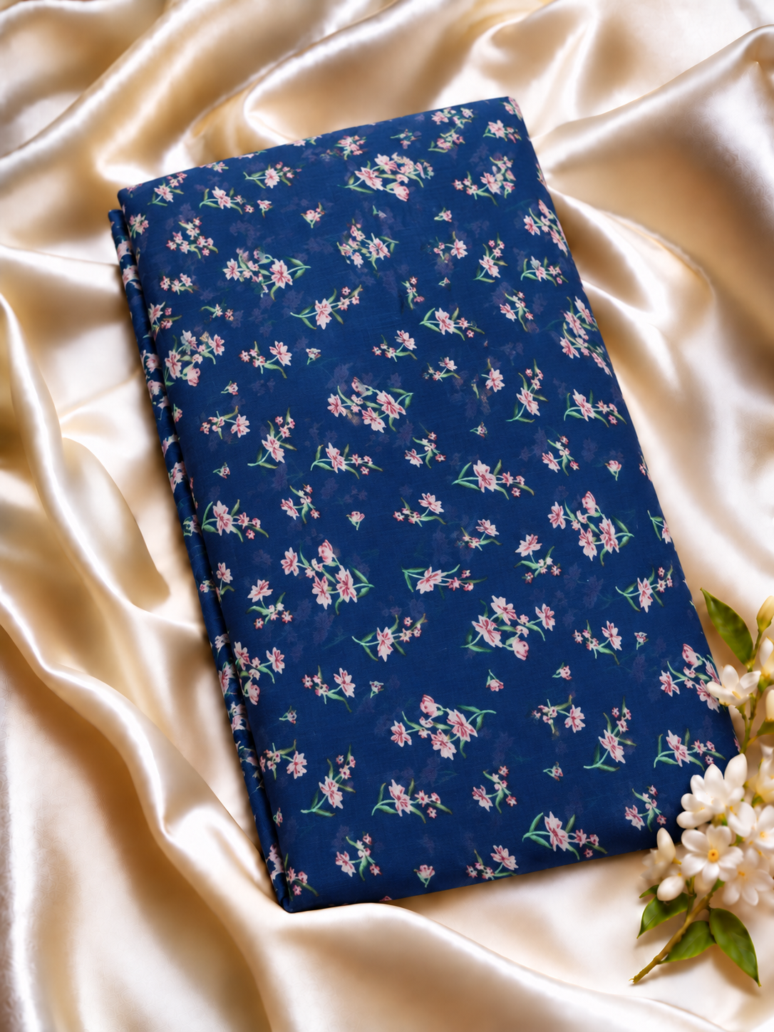 CHIFFON - CHF100 NAVY FLORAL