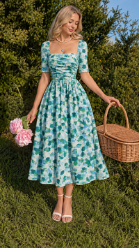 CHIFFON - CHF100 GREEN BLUE LORAL