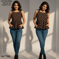 AJRAK SHORT TOP