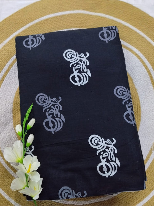 bike print pure cotton
