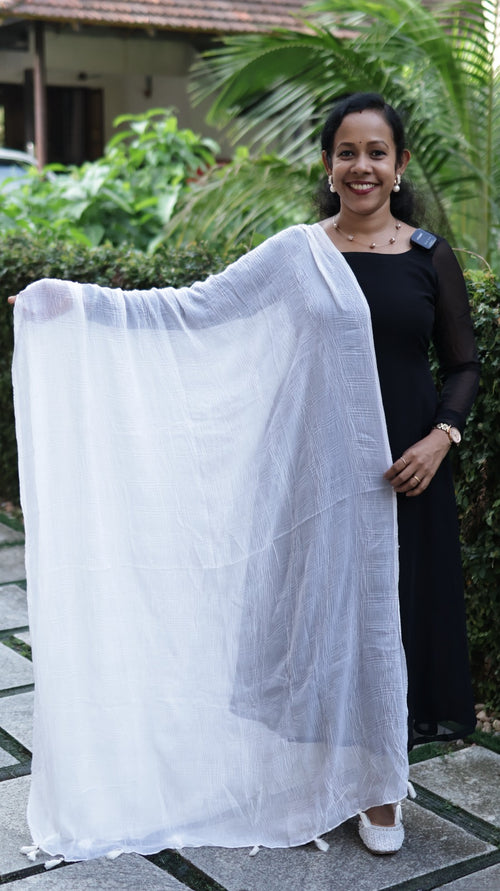 Chiffon Crushed Dupatta