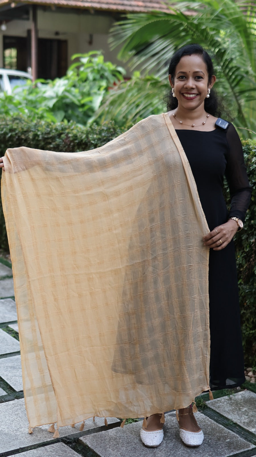 Chiffon Crushed Dupatta