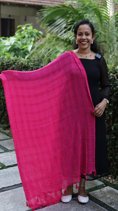 Chiffon Crushed Dupatta