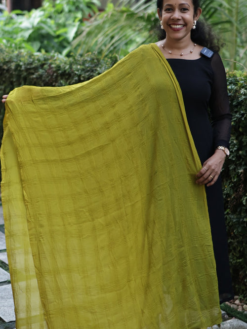 Chiffon Crushed Dupatta