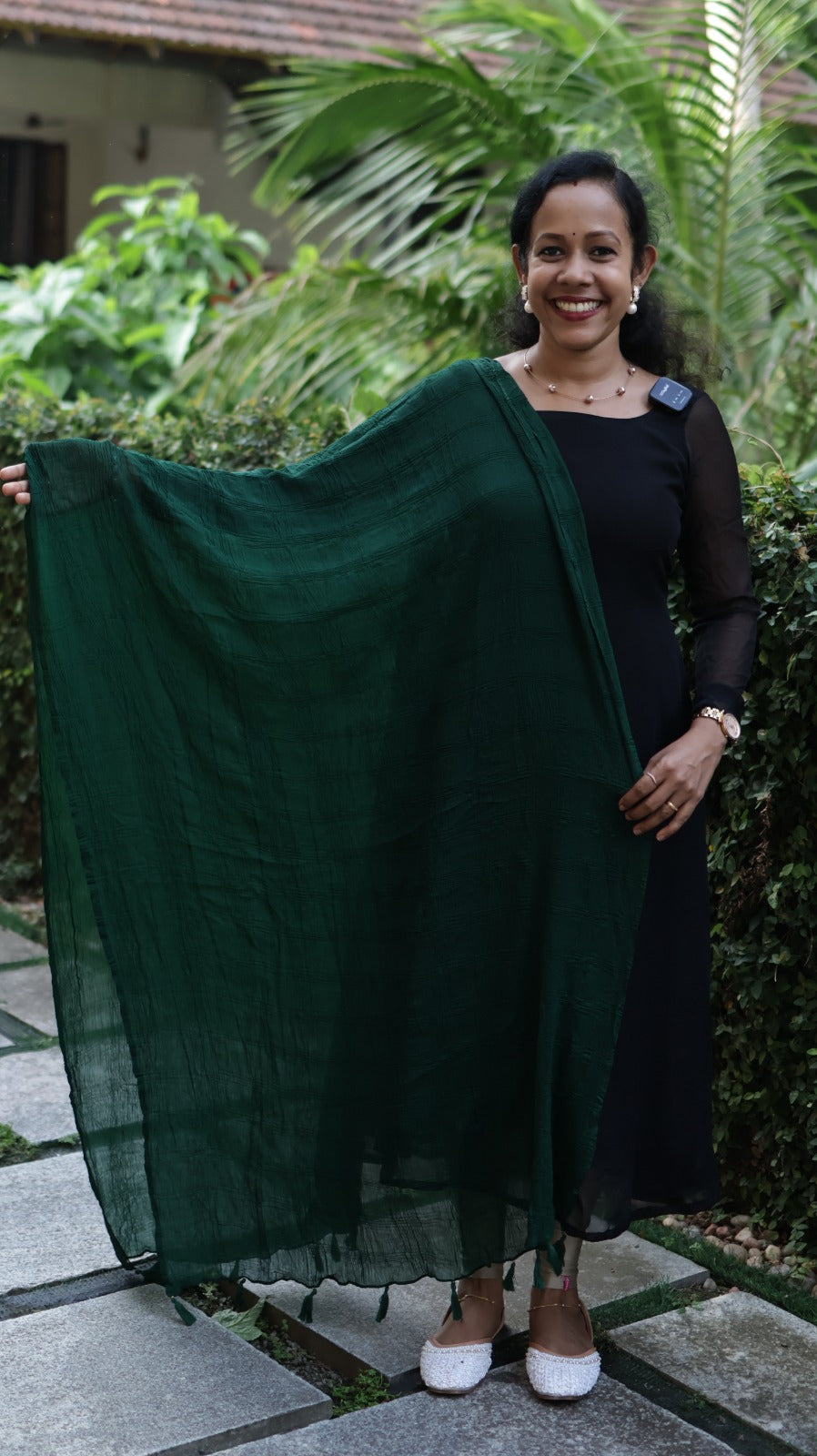 Chiffon Crushed Dupatta