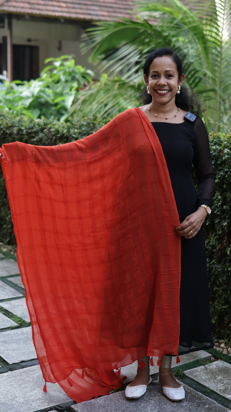 Chiffon Crushed Dupatta