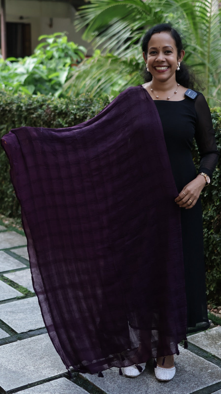 Chiffon Crushed Dupatta