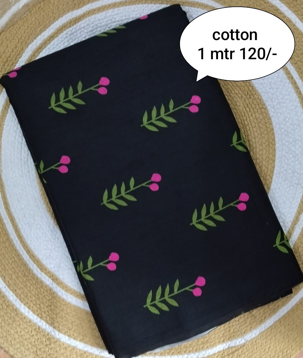 black blossom fabric