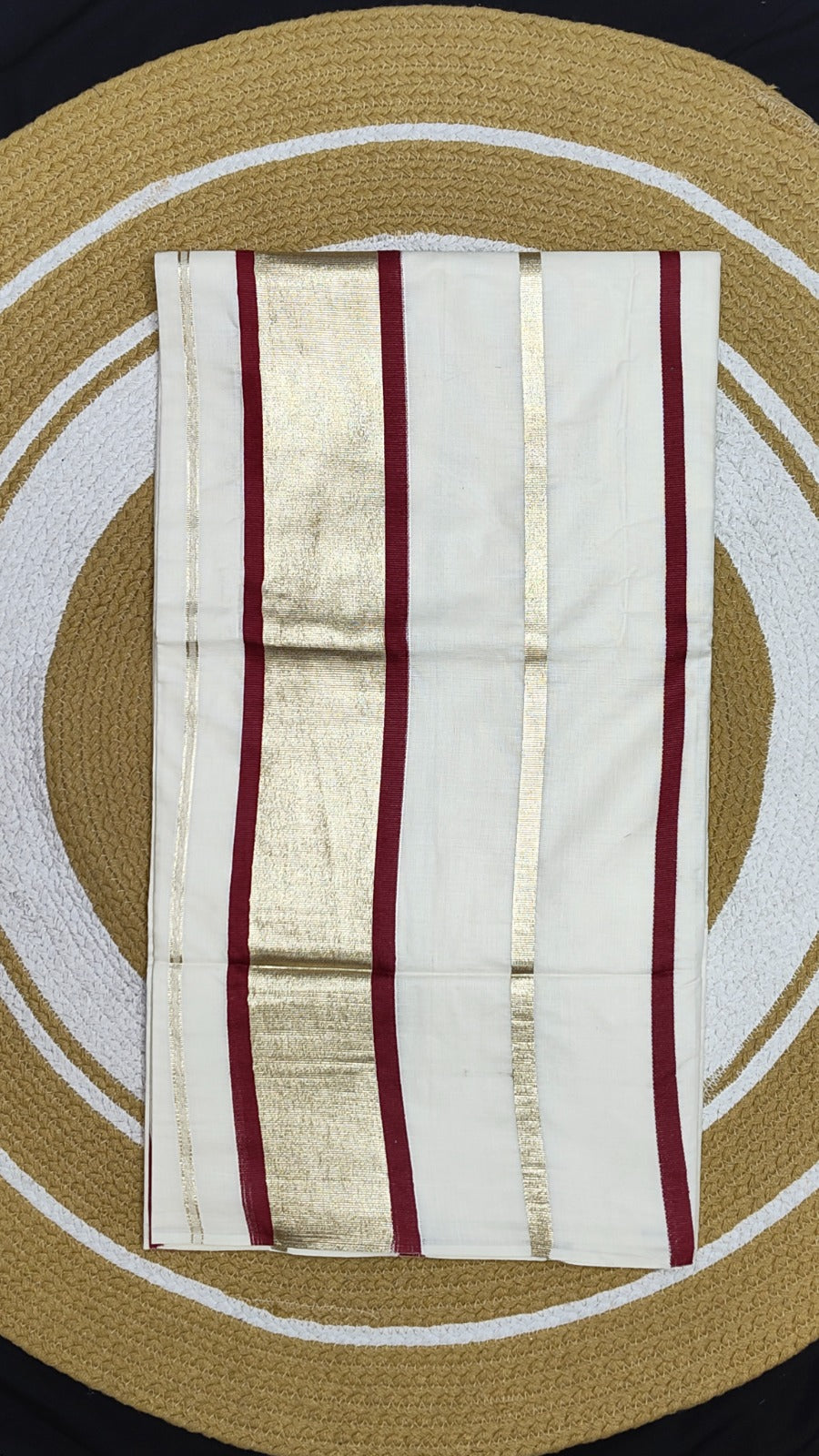Pure Cotton Stripe Saree