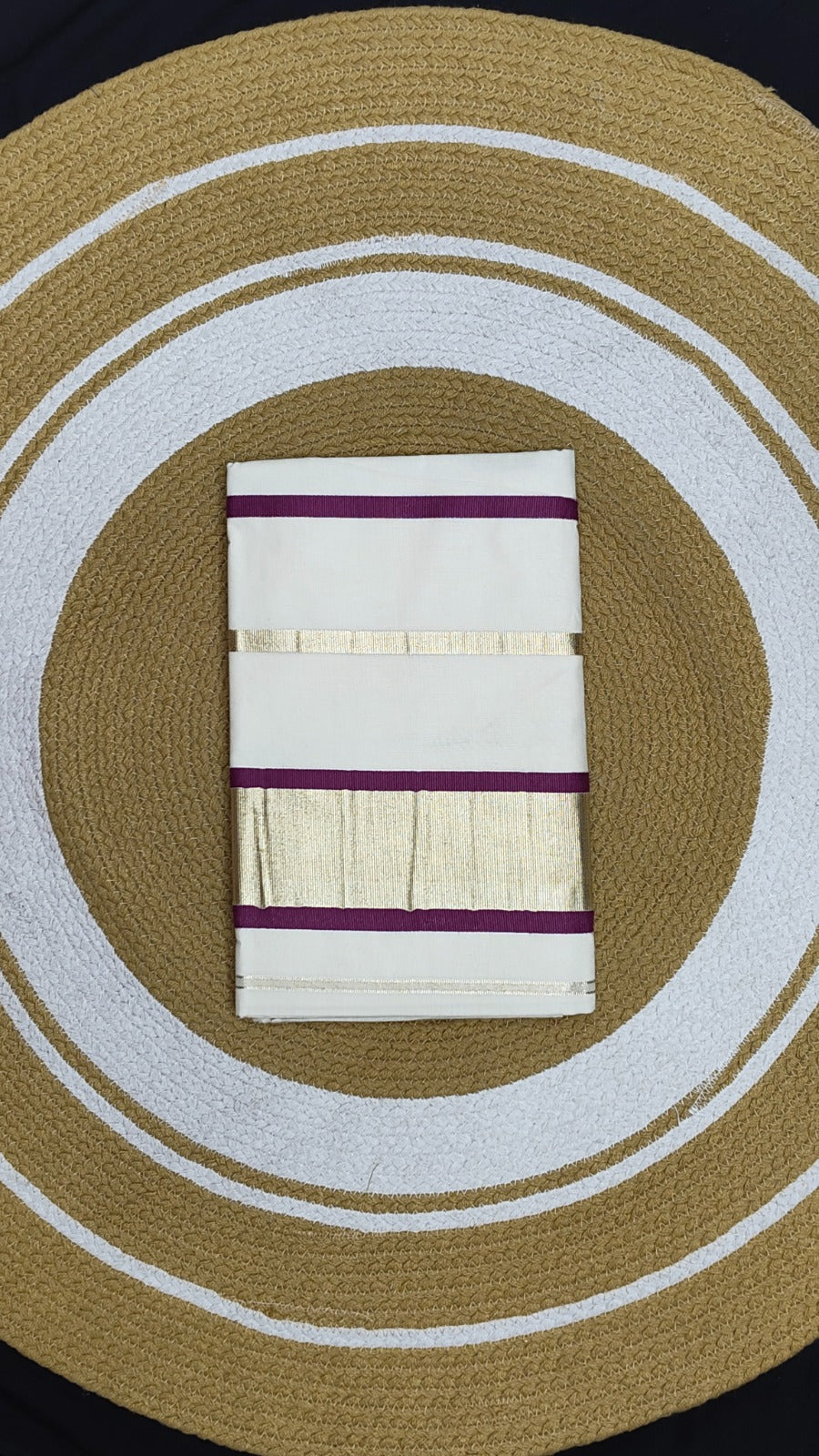 Pure Cotton Stripe Saree
