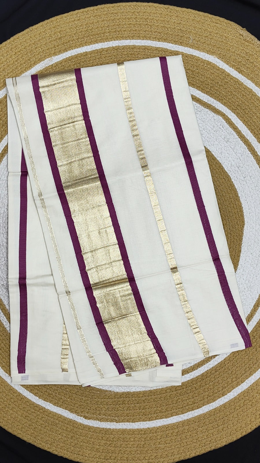 Pure Cotton Stripe Saree
