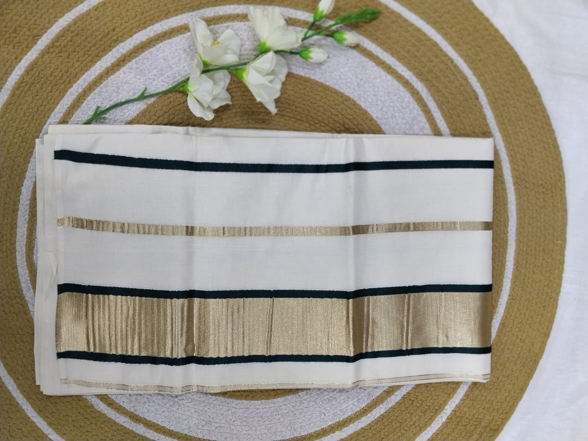 Pure Cotton Stripe Saree