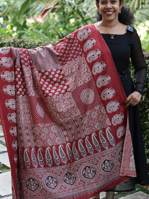AJRAK DUPATTA -AJKDUP300