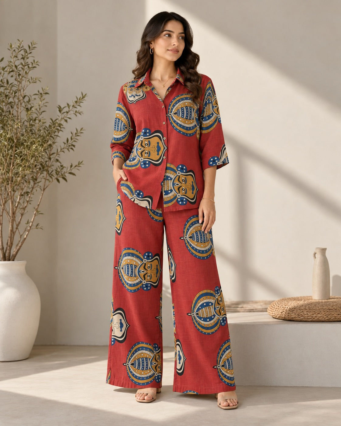 Pure Cotton Fabric -KADAK165 (RED)
