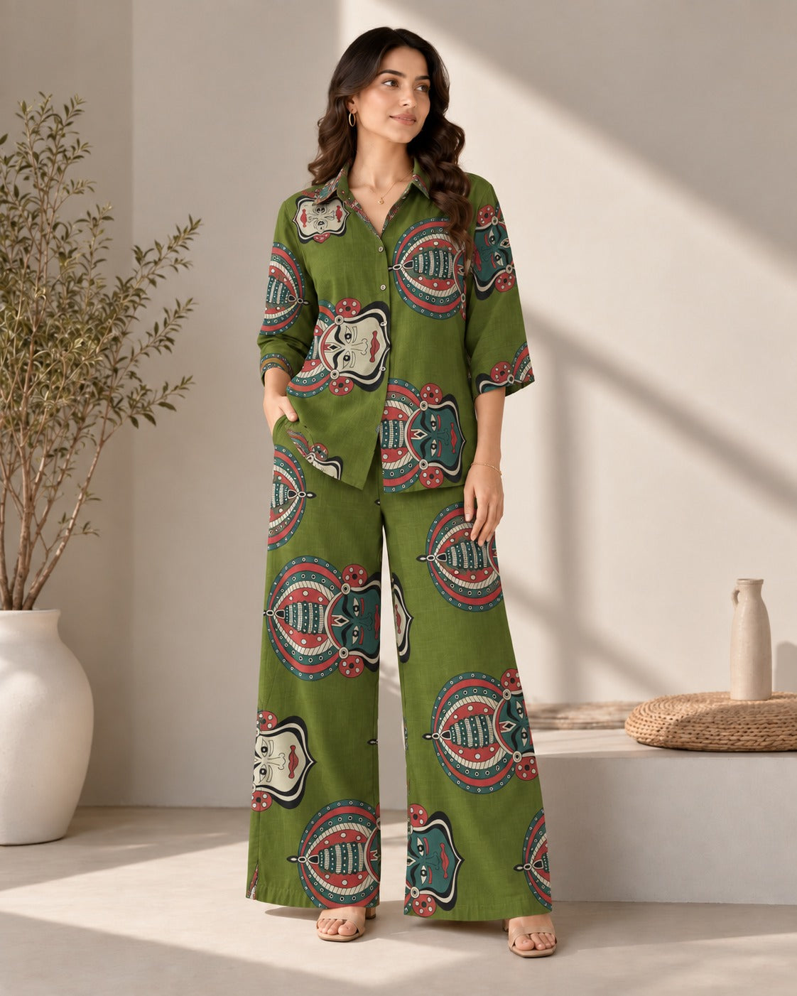 Pure Cotton Fabric -KADAK165 (GREEN)