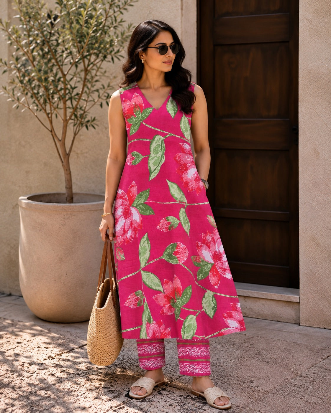 COTTON FABRIC LOTUS - CTF 120