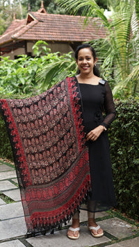 CHIFFON CRUSHED DUPATTA - DUP300