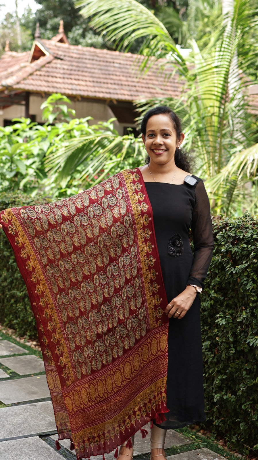 CHIFFON CRUSHED DUPATTA - DUP300