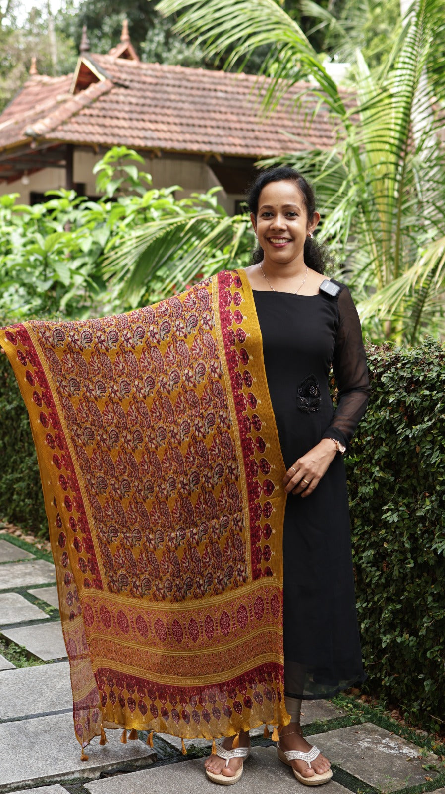 CHIFFON CRUSHED DUPATTA - DUP300