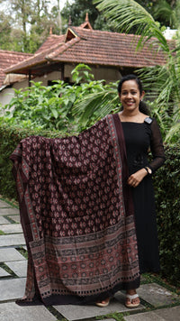 COTTON AJRAKH DUPATTA -KDP10
