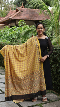 COTTON AJRAKH DUPATTA -KDP10