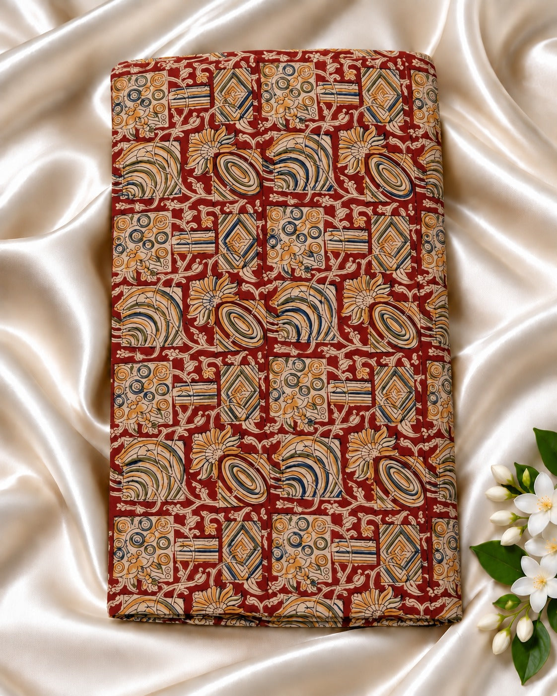 KALAMKARI KOTTON FABRIC-KM180