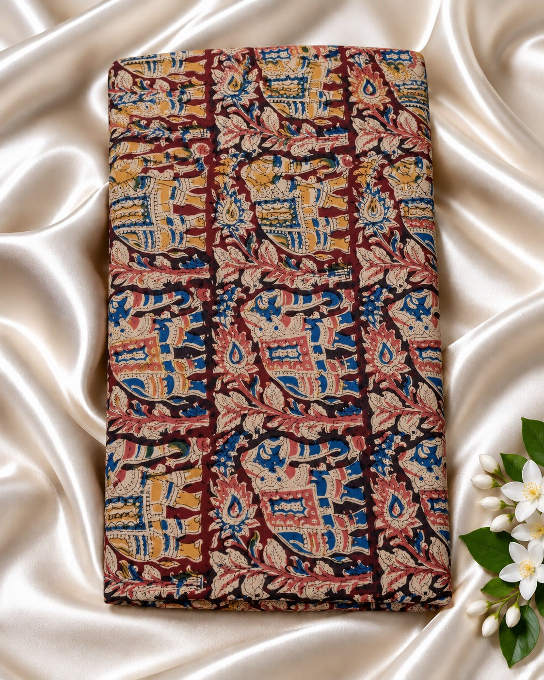 KALAMKARI KOTTON FABRIC-KM180