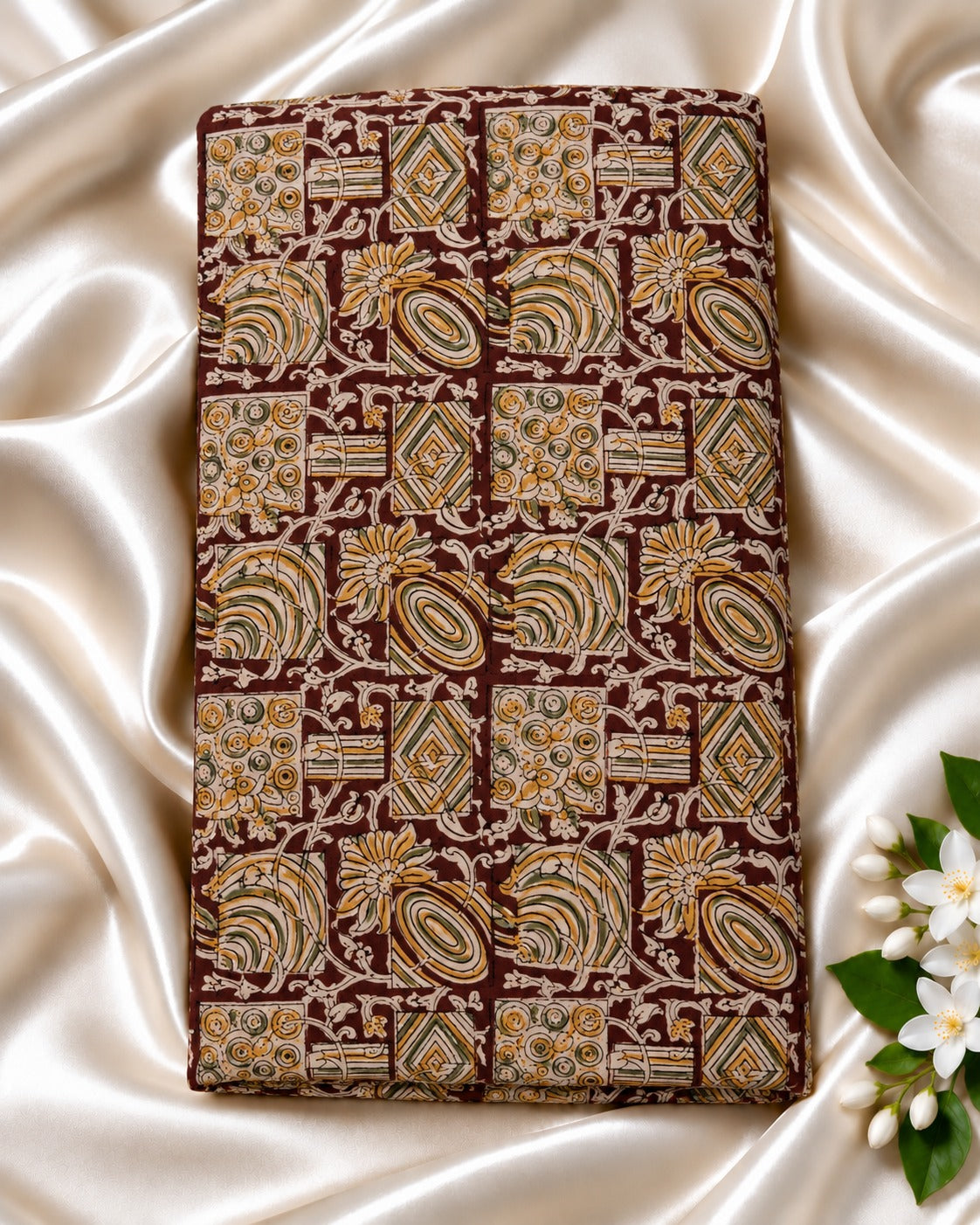KALAMKARI KOTTON FABRIC-KM180