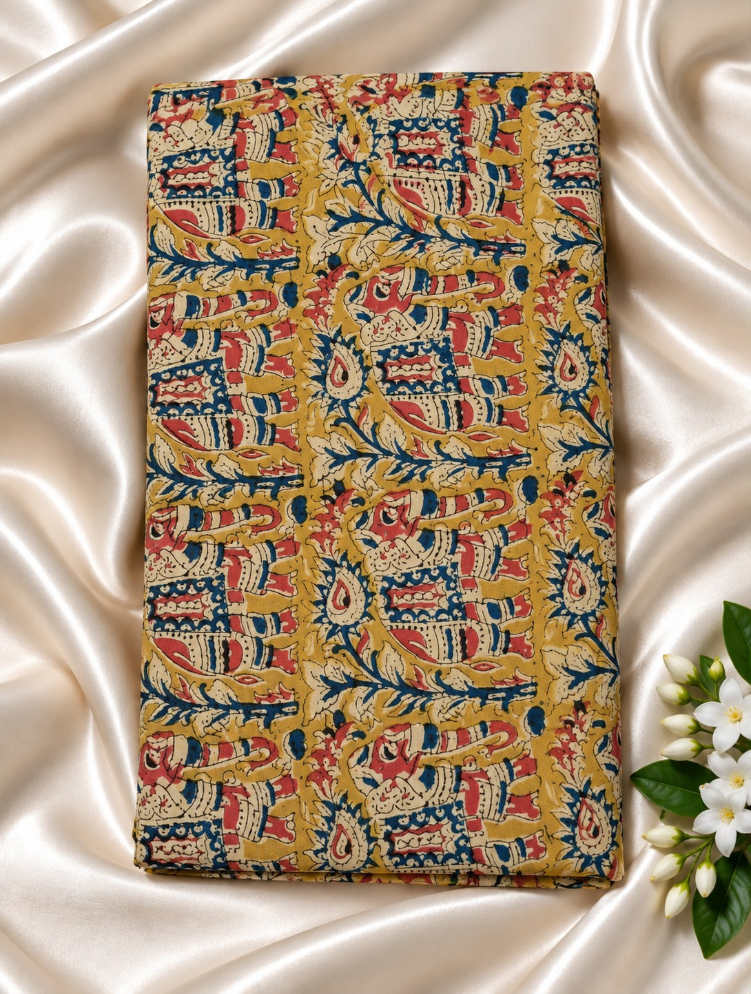 KALAMKARI KOTTON FABRIC-KM180