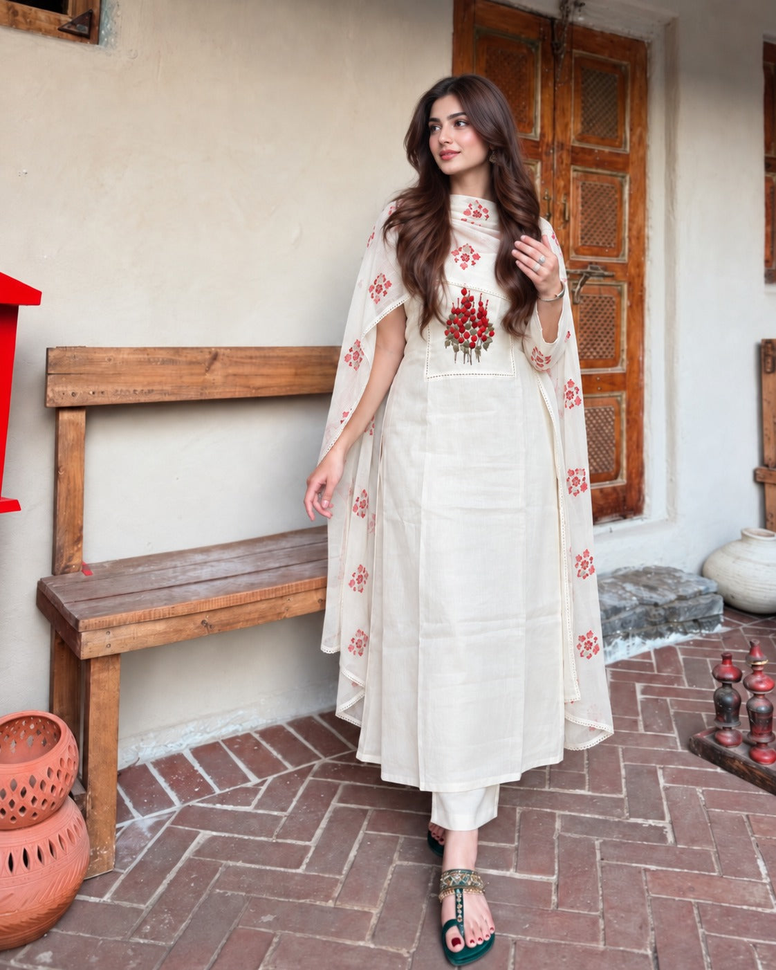 PREMIUM MULCHANDERI SILK SALWAR SUIT - PM100