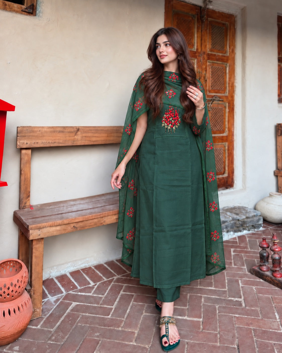 PREMIUM MULCHANDERI SILK SALWAR SUIT - PM100