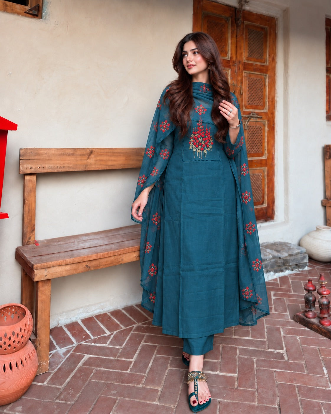 PREMIUM MULCHANDERI SILK SALWAR SUIT - PM100