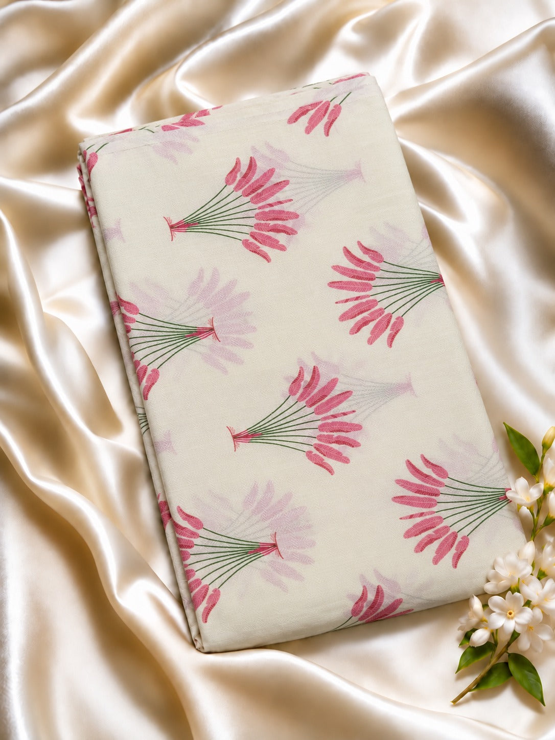 COTTON-COT165WHITE PINK
