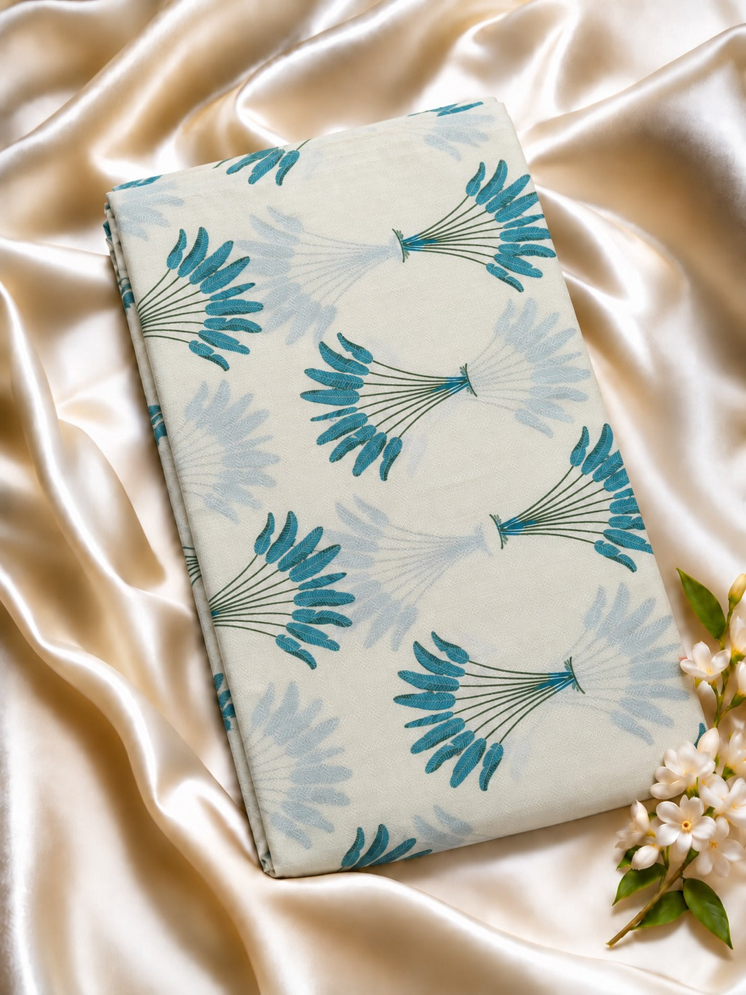 COTTON-COT165 WHITE BLUE