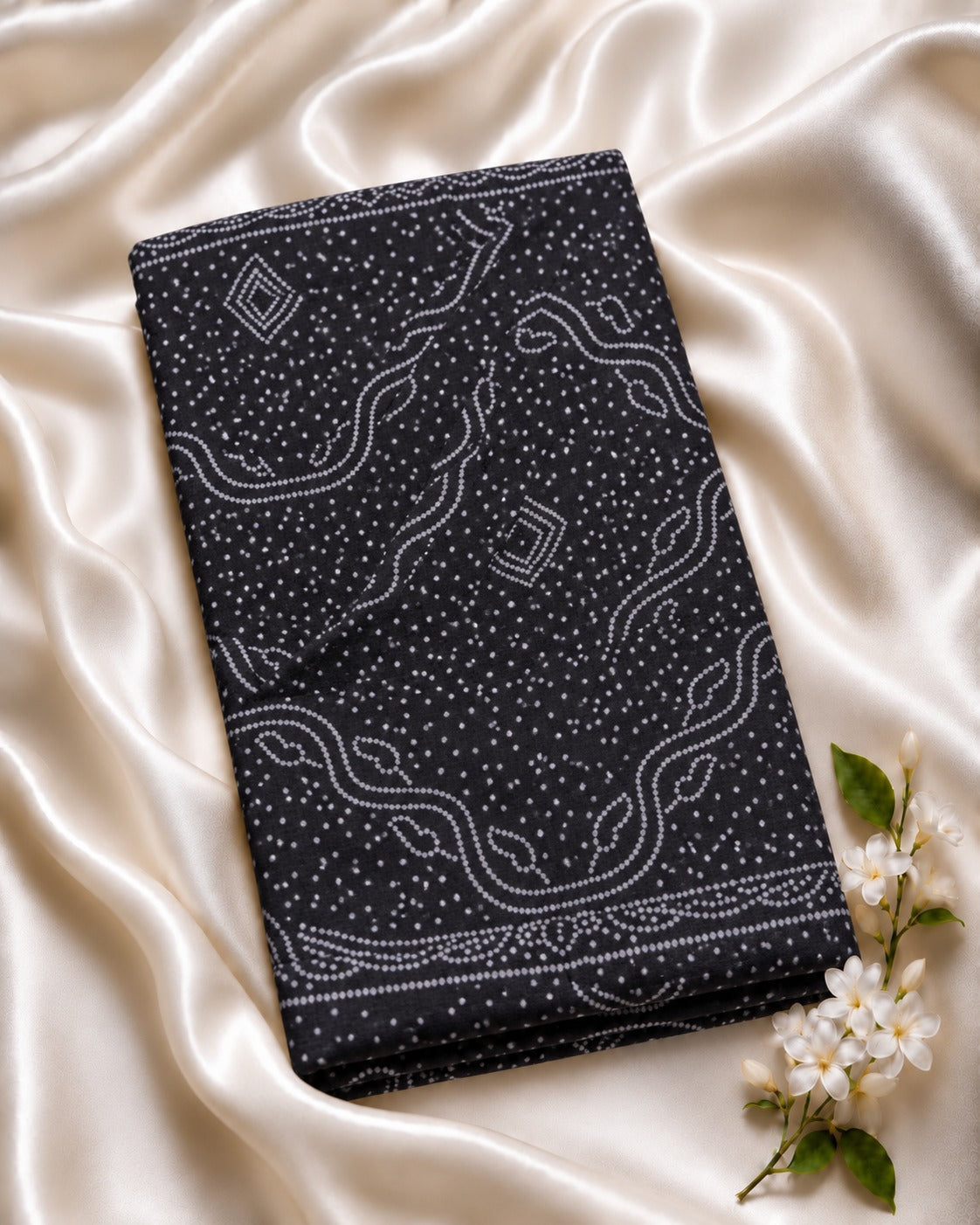 BANDINI SHAWL - BLACK MAGIC BLACK