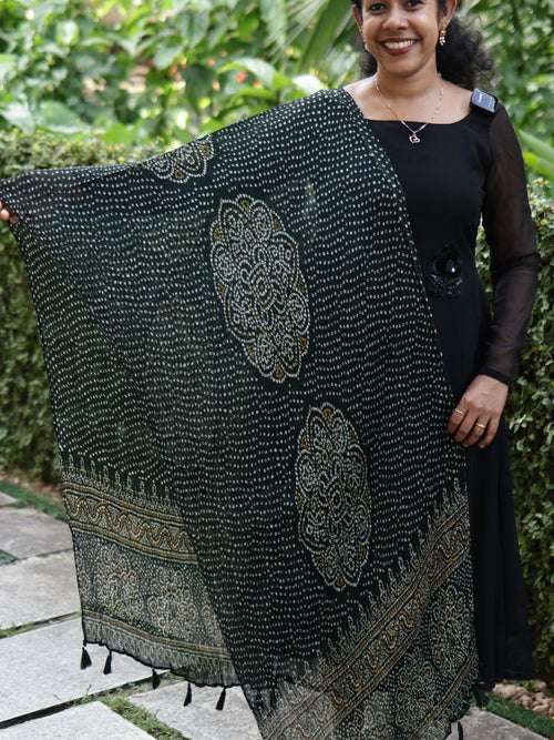 CHIFFON CRUSHED DUPATTA-CHF2300