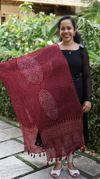CHIFFON CRUSHED DUPATTA-CHF2300